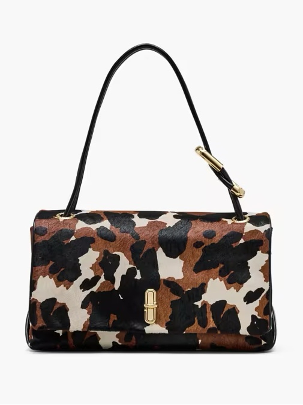 The Cow Haircalf Large Dual Shoulder Bag